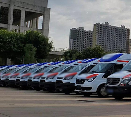 红河县服务车队展示