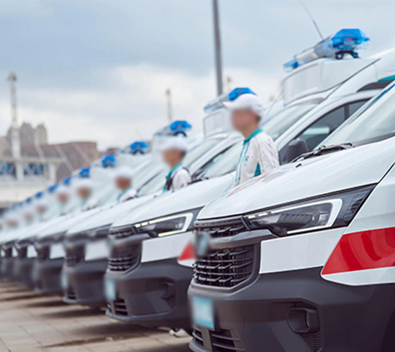 红河县服务车队展示